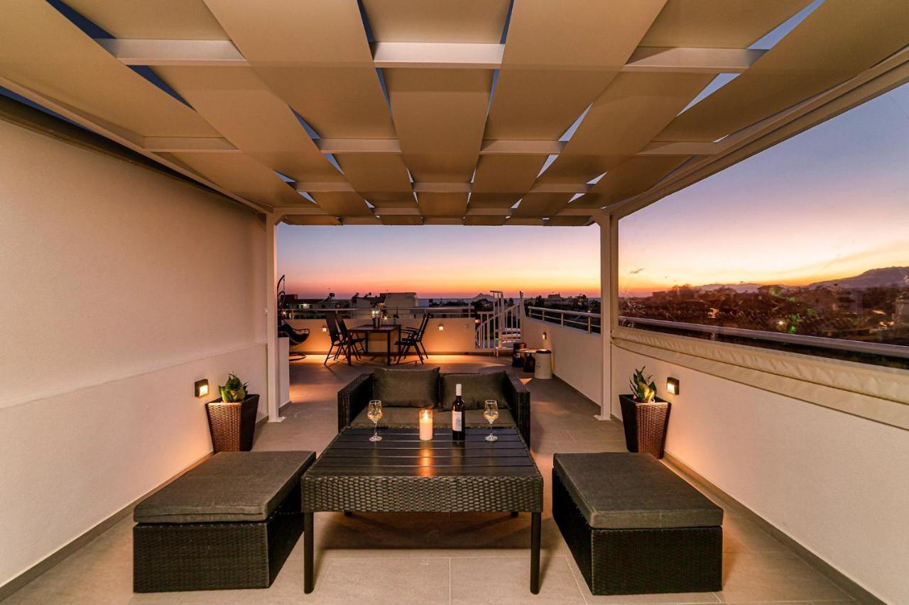 Ephantasy Living - Luxury Home With Roof Garden Kalamaki  Dış mekan fotoğraf